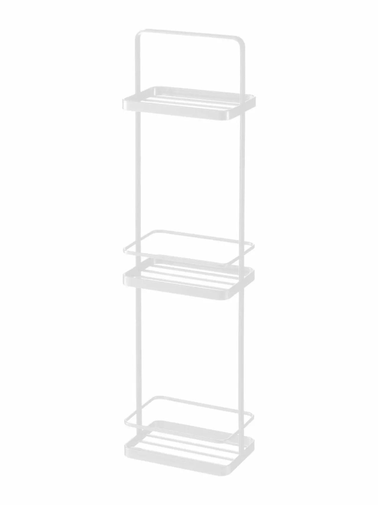 Säilytys|Yamazaki Tower Bath Rack Slim -kylpyhuoneen hylly WHITE