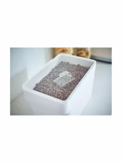 Säilytys|Yamazaki Tower Pet Food -säilytyslaatikko 6 l WHITE