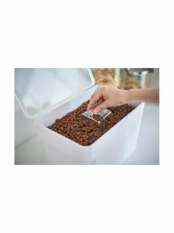 Säilytys|Yamazaki Tower Pet Food -säilytyslaatikko 6 l WHITE