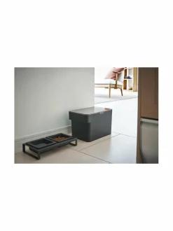 Säilytys|Yamazaki Tower Pet Food -säilytyslaatikko 6 l BLACK
