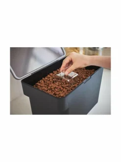 Säilytys|Yamazaki Tower Pet Food -säilytyslaatikko 6 l BLACK