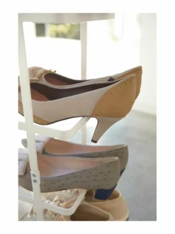 Säilytys|Yamazaki Tower Shoe Rack -kenkähylly 22 × 18 × 77,5 cm WHITE