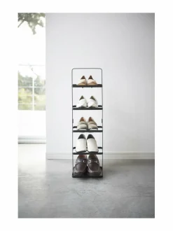 Säilytys|Yamazaki Tower Shoe Rack -kenkähylly 22 × 18 × 77,5 cm BLACK