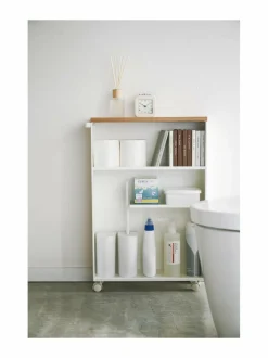 Säilytys|Yamazaki Tower Slim -kärry WHITE