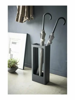 Säilytys|Yamazaki Tower Slim -sateenvarjoteline 22 x 12 x 50 cm BLACK