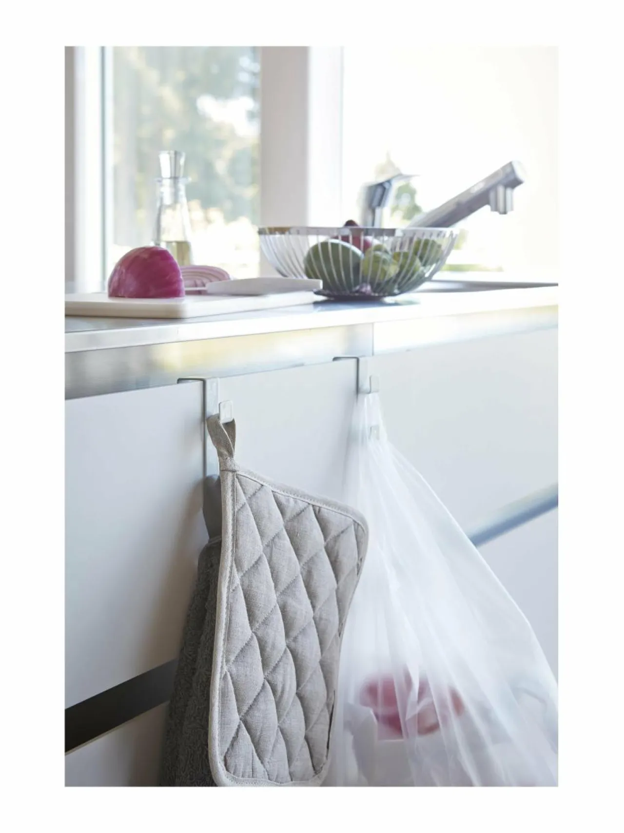 Säilytys|Yamazaki Tower Under Sink Hook -koukku 2 kpl WHITE