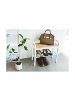 Säilytys|Yamazaki Tower-kenkähylly 48 x 19 x 46 cm WHITE