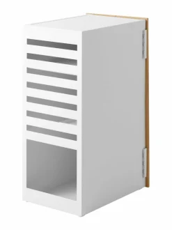 Säilytys|Yamazaki Tower-pelikonsolikaappi 36,5 x 60,3 x 247 cm WHITE