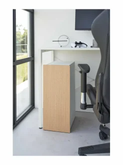 Säilytys|Yamazaki Tower-pelikonsolikaappi 36,5 x 60,3 x 247 cm WHITE