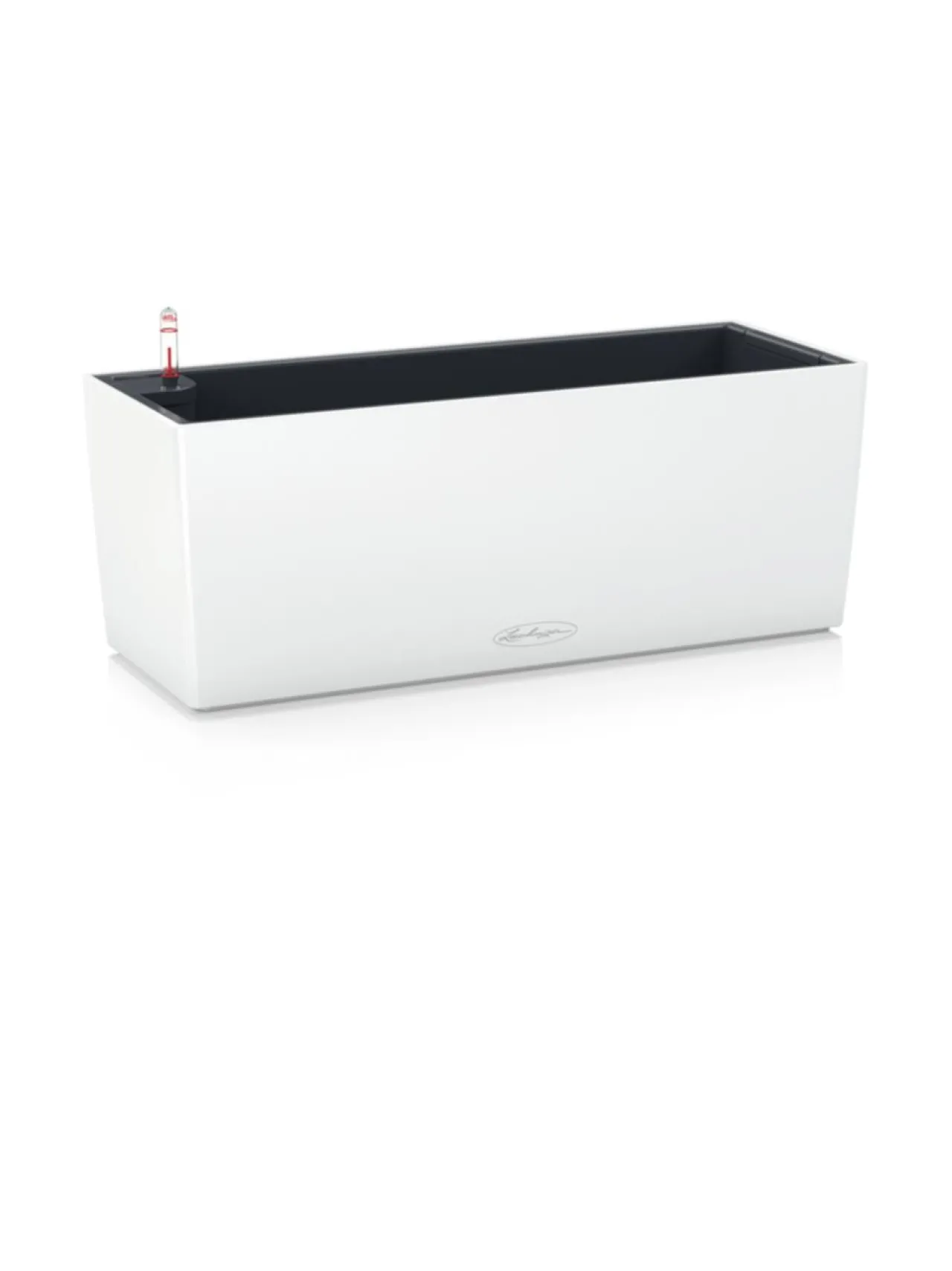 Ruukut & Istutusastiat|Lechuza Trend Balconera Color Valkoien 2xParvekeruukku 80x19cm, korkeus 19cm VALKOINEN MATTAPINTA