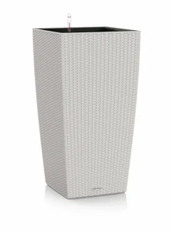 Ruukut & Istutusastiat|Lechuza Trend Cubico Cottage 30 Altakasteluruukku 30x30cm, korkeus 56cm VAALEA HARMAA