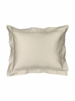 Liinavaatteet|Yves Delorme Triomphe-satiinityynyliina VAALEANRUSKEA