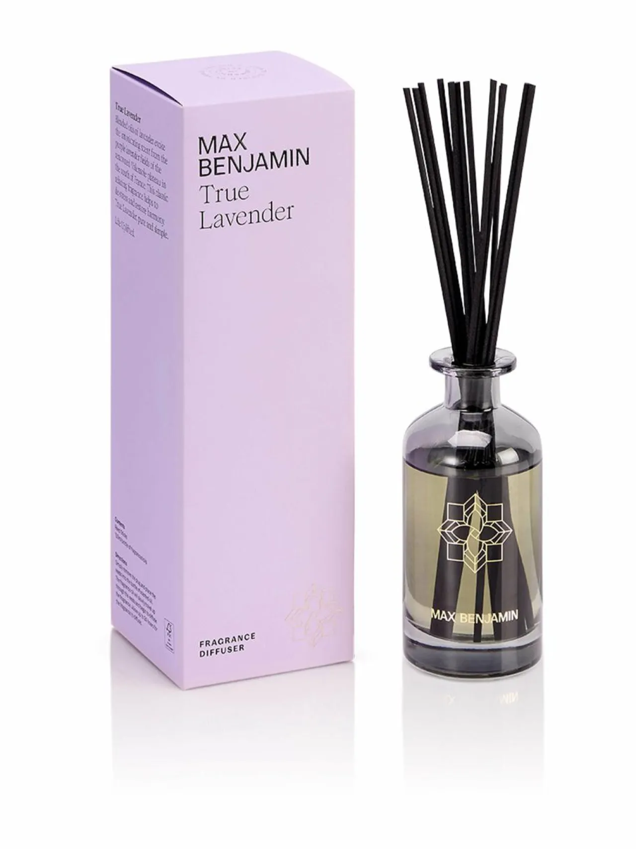 Huonetuoksut & Tuoksukynttilät|Max Benjamin True Lavender -diffuuseri 150 ml LILAC