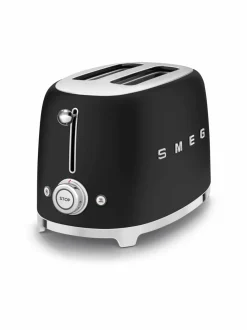 Leivänpaahtimet|Smeg TSF01BLMEU-leivänpaahdin, 2 viipaleelle MATT BLACK