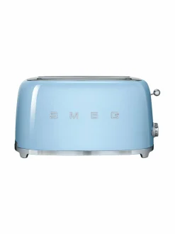 Leivänpaahtimet|Smeg TSF02PBEU-leivänpaahdin, 4 viipaleelle VAALEANSININEN