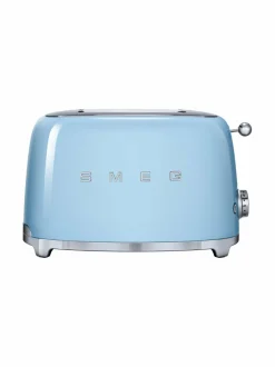Leivänpaahtimet|Smeg TSF01PBEU-leivänpaahdin, 2 viipaleelle VAALEANSININEN