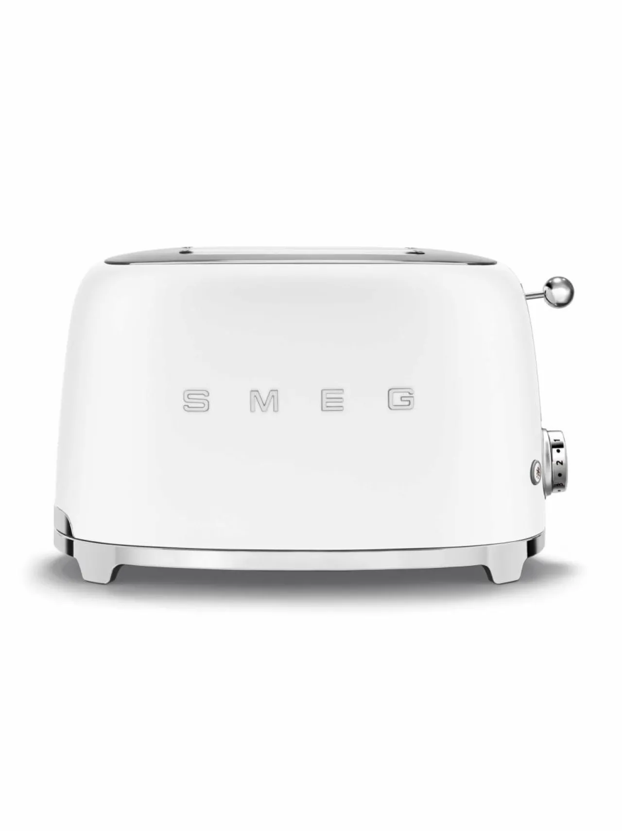 Leivänpaahtimet|Smeg TSF01WHMEU-leivänpaahdin, 2 viipaleelle MATT WHITE