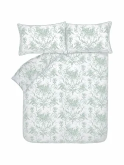 Liinavaatteet|Laura Ashley Tuileries-satiinipussilakana 34 SAGE