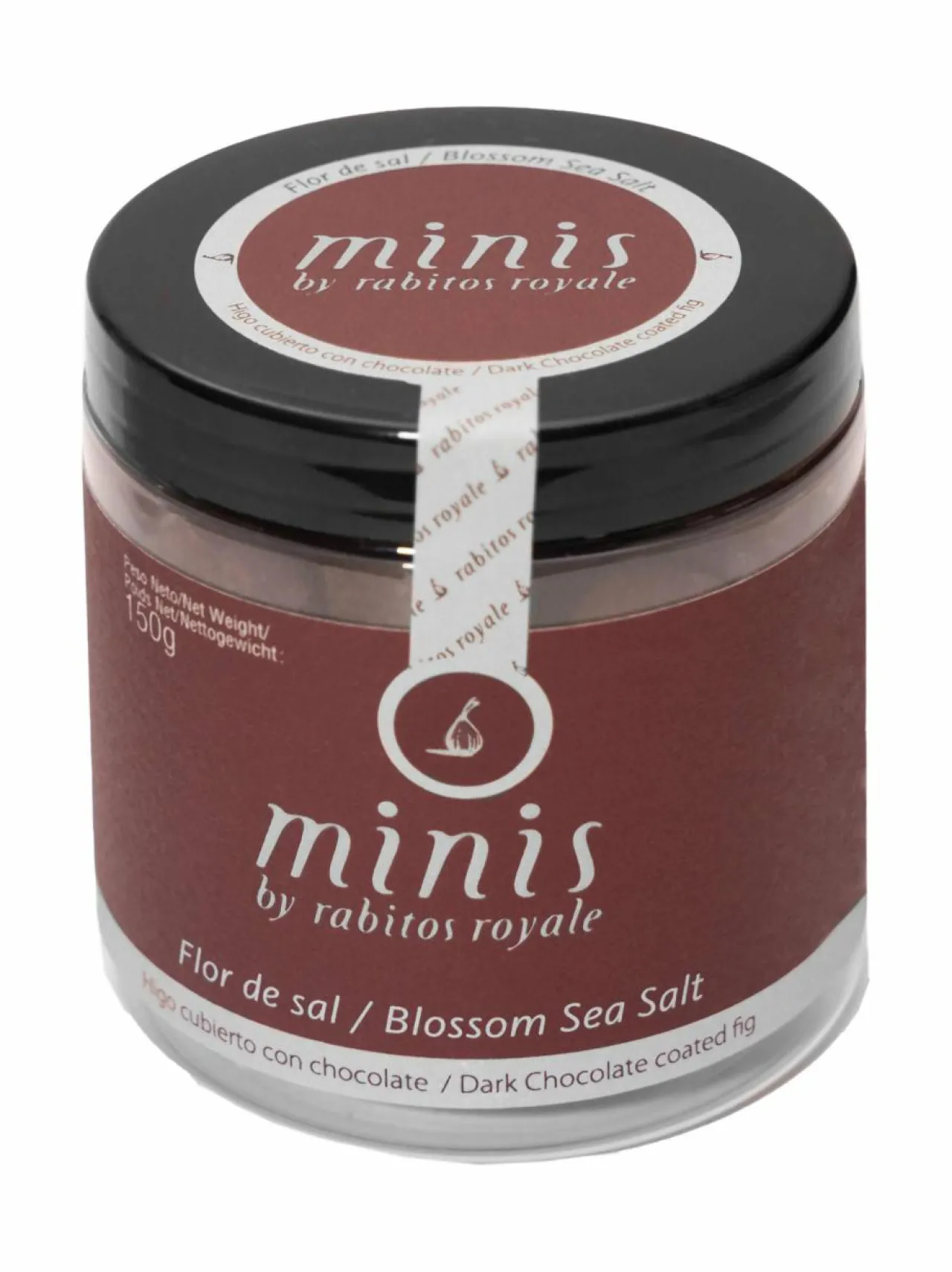 Makeat Delituotteet|Rabitos Royale Tumma suklaa- ja merisuolamakeiset, 150 g
