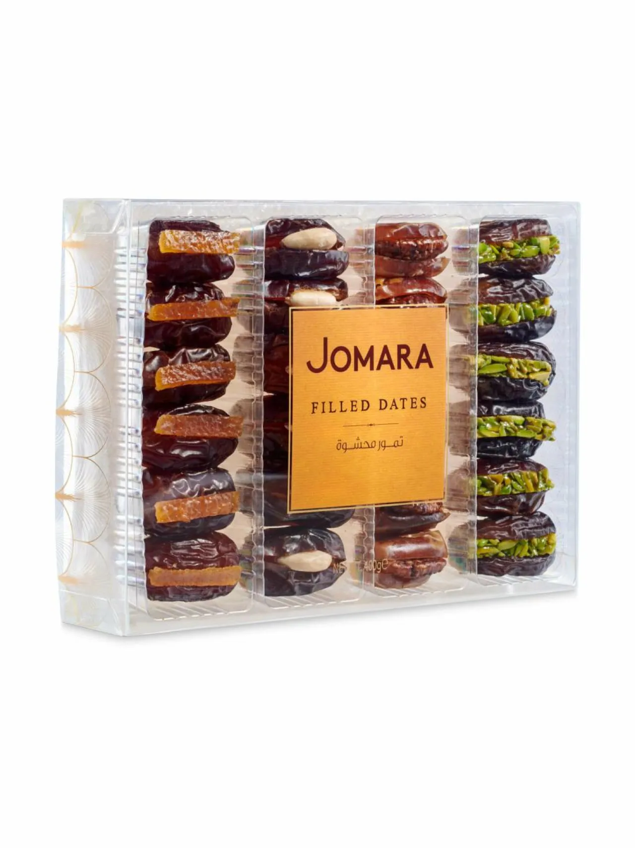 Makeat Delituotteet|Jomara Täytetyt taatelit, valikoima 400g