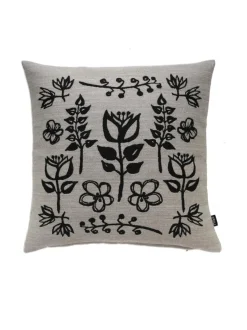 Sisustustyynyt|MIIKO Tyynynpäällinen Taikapuutarha, musta BEIGE/MUSTA