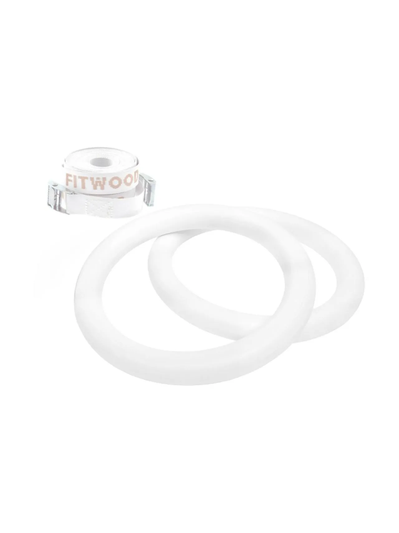 Kuntoilutarvikkeet|FitWood ULPU voimistelurenkaat VALKOINEN VALKOINEN HIHNA