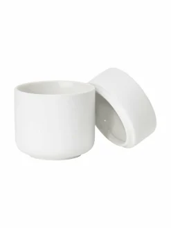 Kylpyhuonetarvikkeet|Zone Denmark Ume - kannellinen purkki WHITE