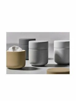 Kylpyhuonetarvikkeet|Zone Denmark Ume - kannellinen purkki WHITE