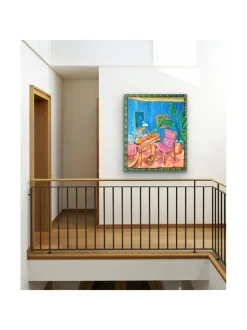 Taulut & Julisteet|Pia Rydman Art Unelmien olohuone, akryylimaalaus 100x80 cm, Pia Rydman