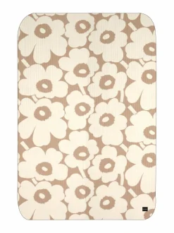 Huovat & Päiväpeitot|Marimekko Unikko-päiväpeite 160 x 260 cm 810 LINEN, OFF WHITE