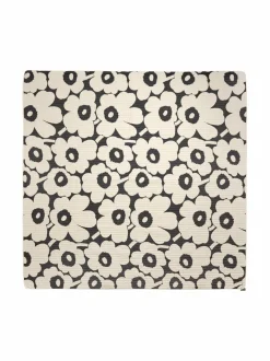 Huovat & Päiväpeitot|Marimekko Unikko-päiväpeite 260 x 260 cm 910 CHARCOAL, OFF WHITE