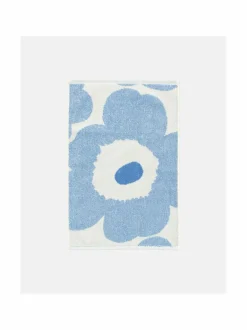 Kylpyhuonetekstiilit|Marimekko Unikko-pyyhe 150 CREAM ,SKY BLUE