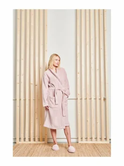 Kylpyhuonetekstiilit|LUIN LIVING Unisex-kylpytakki DUSTY ROSE