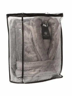 Kylpyhuonetekstiilit|LUIN LIVING Unisex-kylpytakki GRANITE