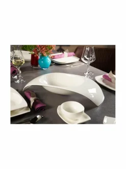 Tarjoiluastiat|Villeroy & Boch Urban Nature Fruit -jalallinen tarjoilukulho WHITE