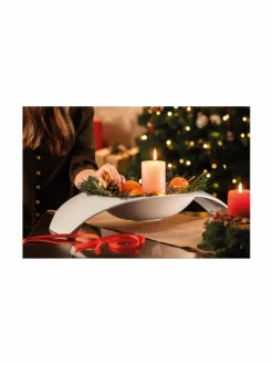 Tarjoiluastiat|Villeroy & Boch Urban Nature Fruit -jalallinen tarjoilukulho WHITE