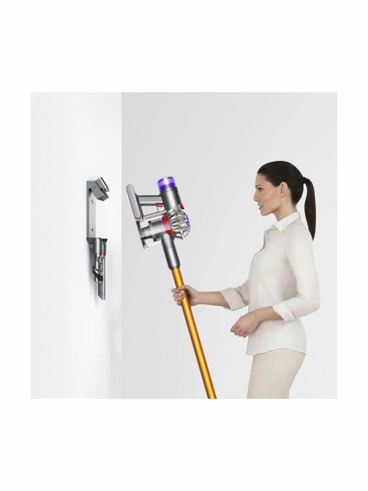 Pölynimurit|Dyson V8 Absolute -johdoton imuri SPRAYED SILVER/NICKEL