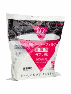 Tee, Kahvi & Vesi|Hario V60 Dripper 02 -suodatinpussi 100 kpl VALKOINEN