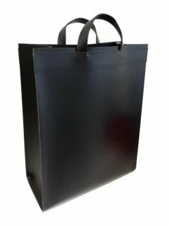 Säilytys|Everyday Design Vaasa-kierrätysnahkakassi MUSTA