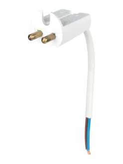 Turvatuotteet|Airam Valaisinjohto tulpalla 11 cm VALKOINEN