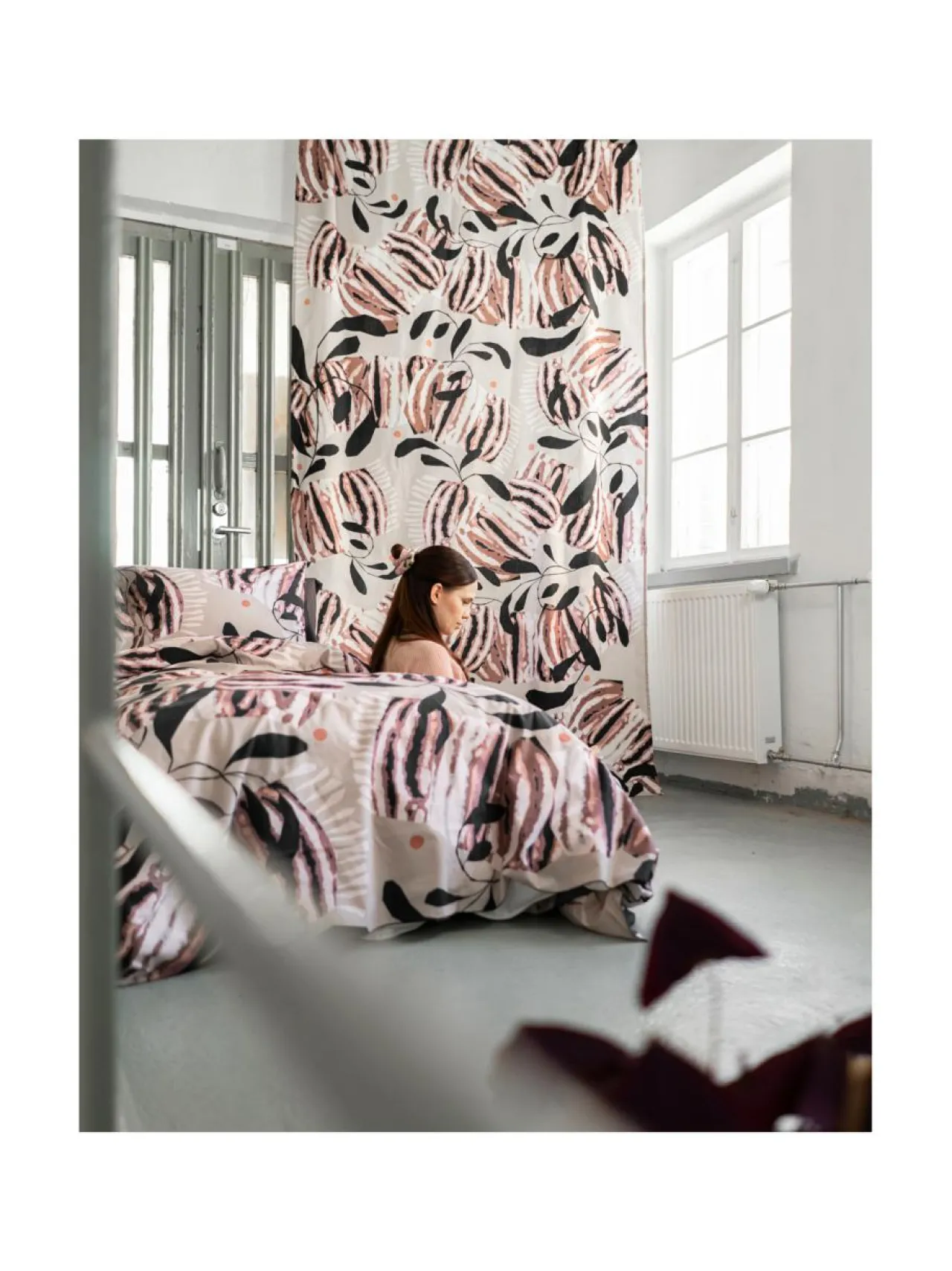 Valmisverhot|Vilpola Valmisverho Sunnuntai BEIGE