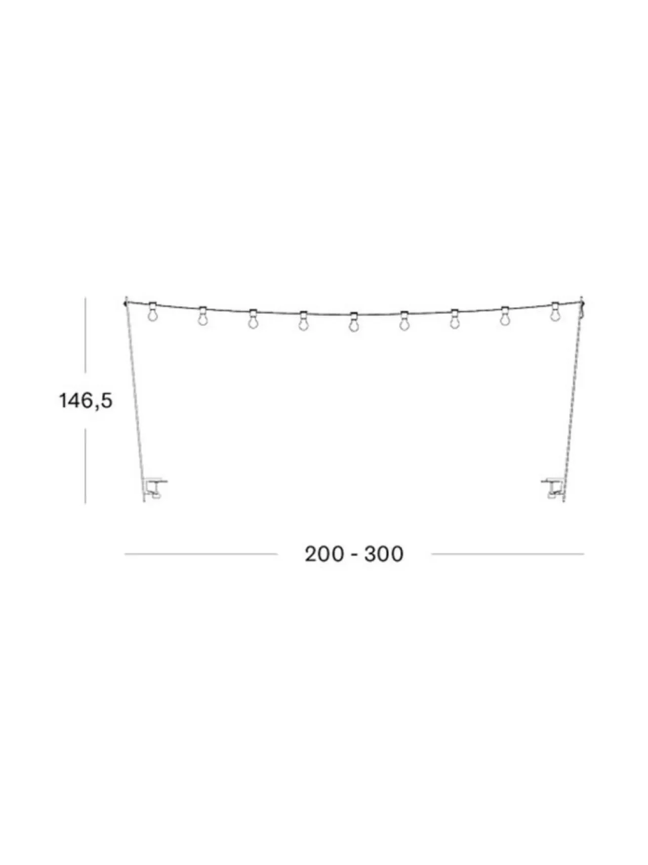 Puutarhavalaisimet & Lyhdyt|Vincent Sheppard Valoketju Light My Table