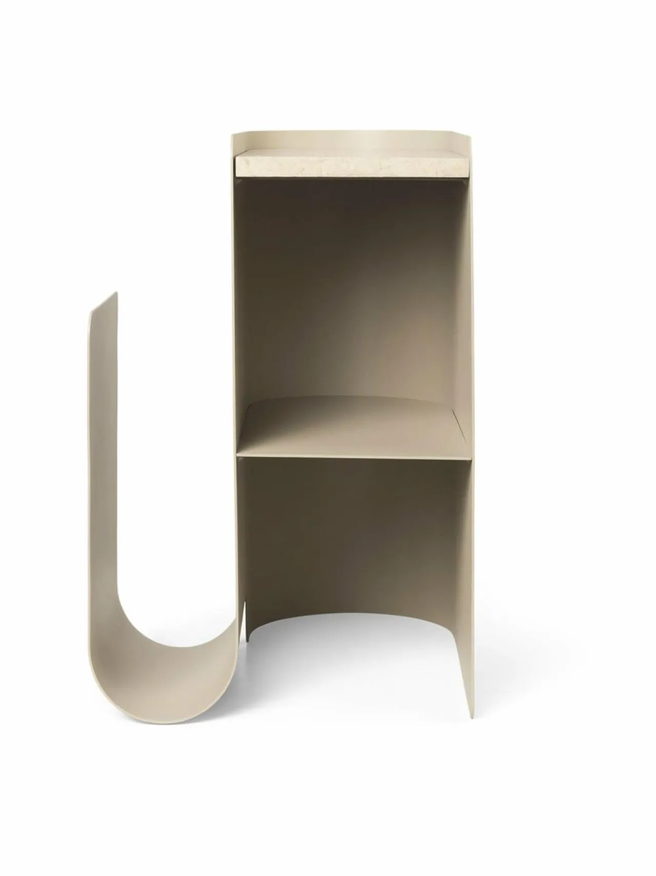 Pöydät|Ferm Living Vault-sivupöytä CASHMERE