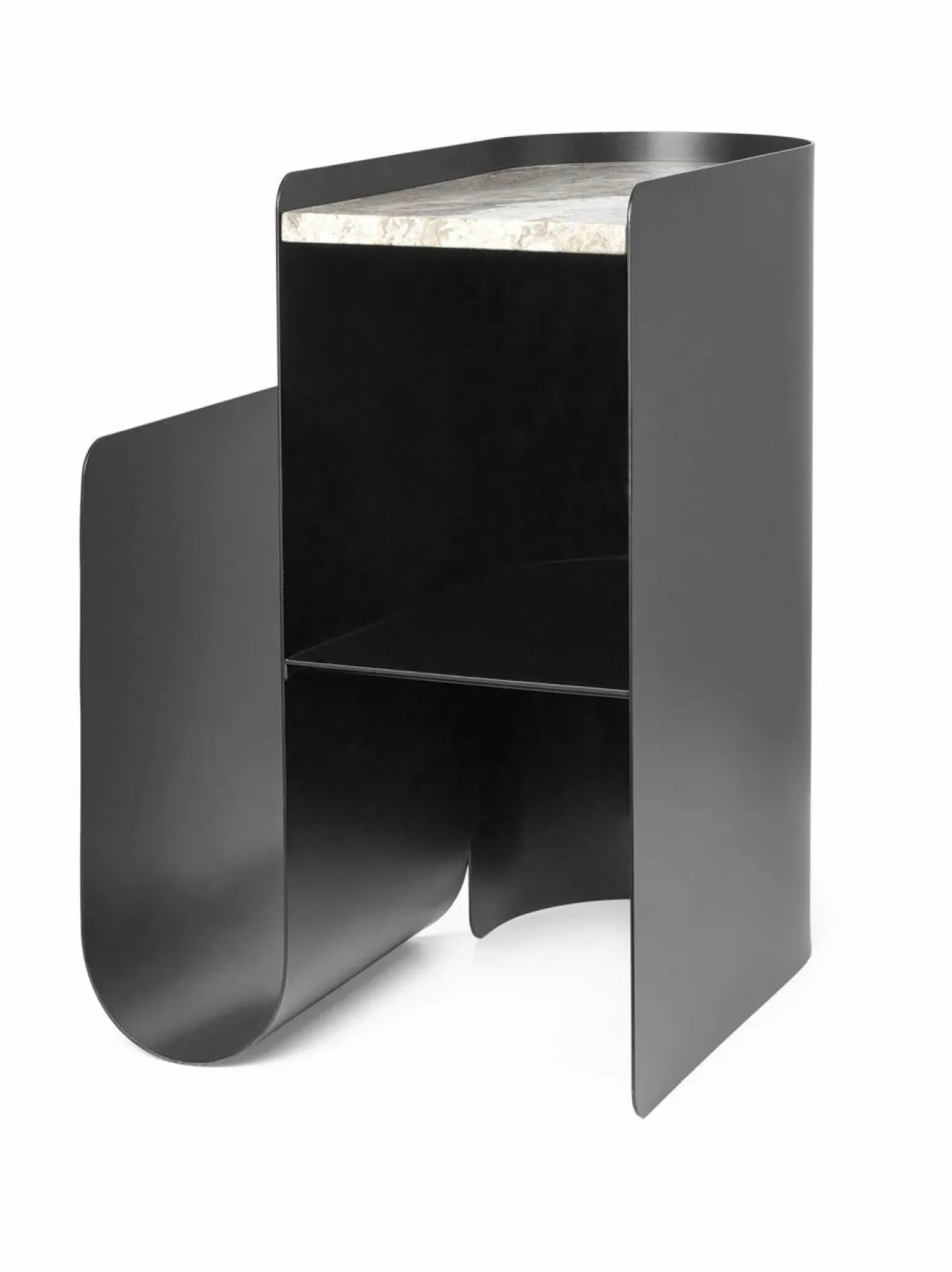 Pöydät|Ferm Living Vault-sivupöytä BLACK