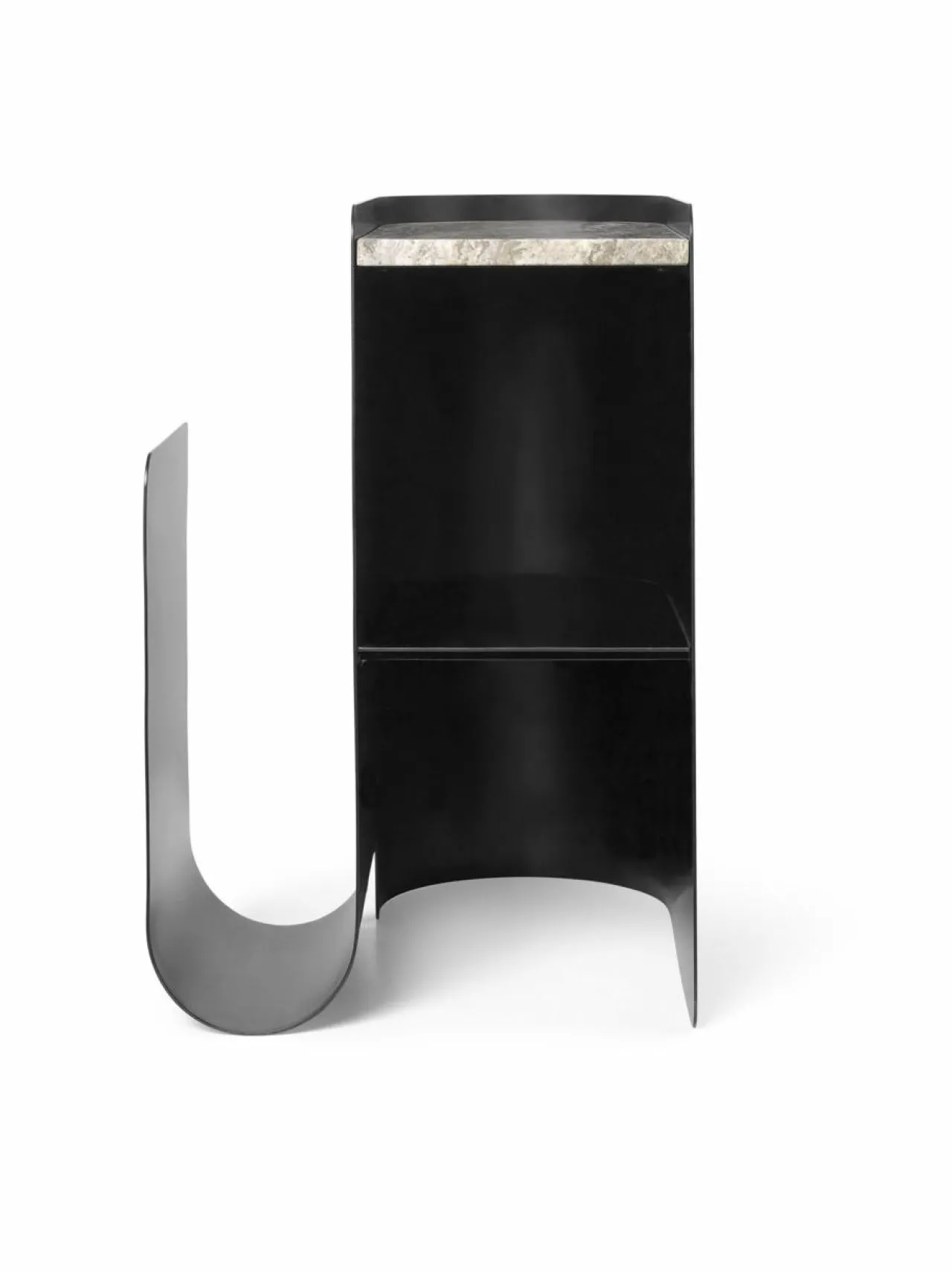 Pöydät|Ferm Living Vault-sivupöytä BLACK