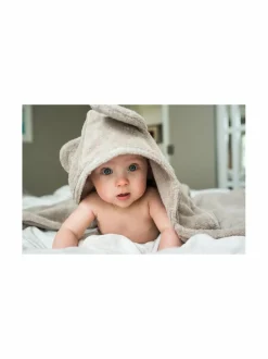 Kylpyhuonetekstiilit|LUIN LIVING Vauvapyyhe 0-5 v SAND