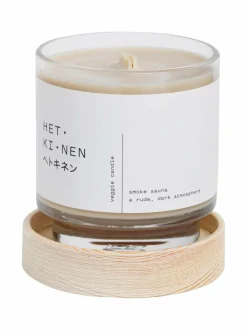 Huonetuoksut & Tuoksukynttilät|Hetkinen Veggie Candle Smoke Sauna -kasvivahakynttilä 260g