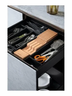 Keittiötarvikkeet|Fiskars Veitsien säilytyspalkki BROWN