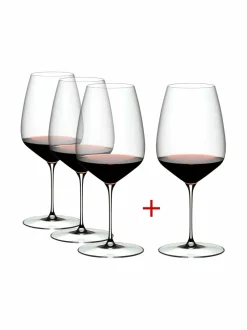 Lasit|Riedel Veloce Cabernet / Merlot -punaviinilasit 4 kpl TRANSPARENT