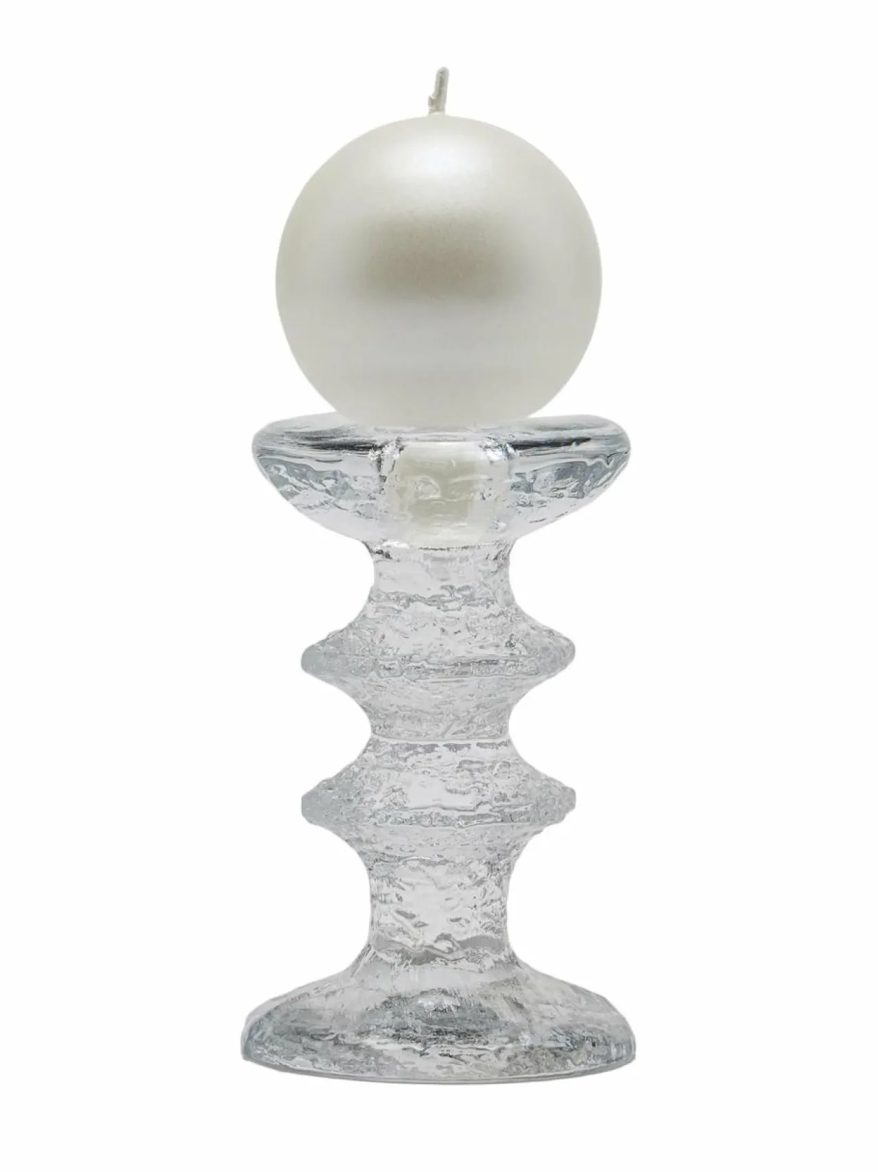 Kynttilät & Lyhdyt|Balmuir Velvet Festivo -pallokynttilä 6 cm PEARL (VALKOINEN)